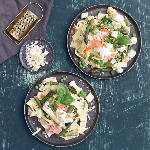 Schnelle Spargelpasta