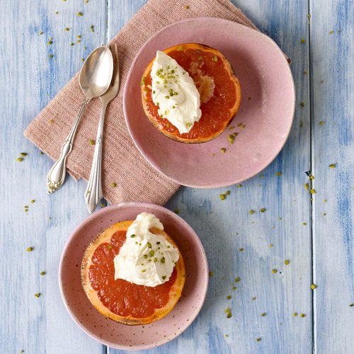 Gratinierte Grapefruit
