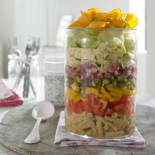 Bild Bunter Schichtsalat