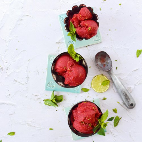 Fruchtiges Sorbet