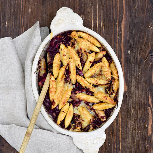 Rotkohl-Auflauf
