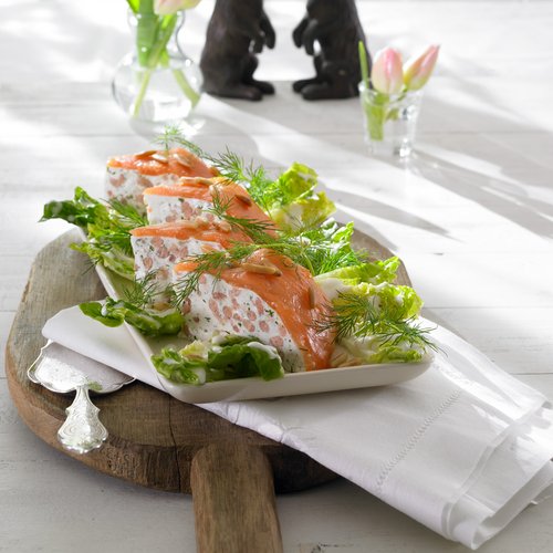Krabben-Lachs-Terrine