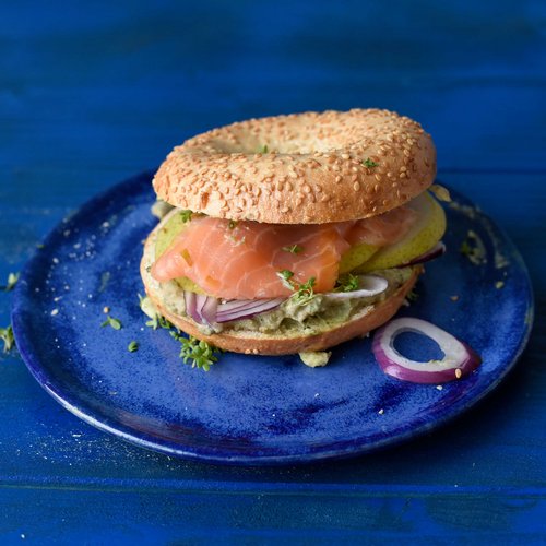 Lachsbagel
