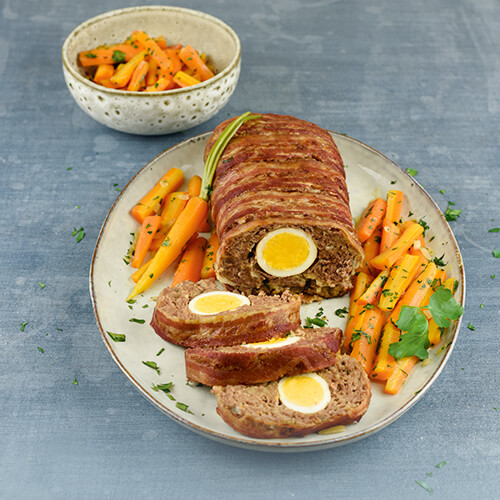 Bild Oster-Hackbraten mit Ei